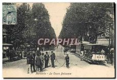 CPA Marseille Le Cours Belsunce Tramway