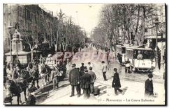 CPA Marseille Le Cours Belsunce Tramway