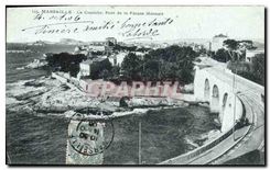 CPA Marseille La Corniche Pont de la Fausse Monnaie 