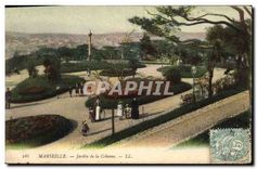 CPA Marseille Jardin de la Colonne 