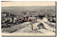 CPA Marseille Panorama pris de ND de la Garde cote Nord 