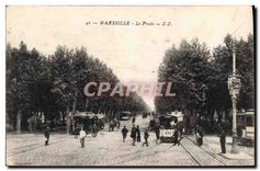 CPA Marseille Le Prado Tramway