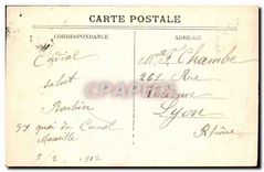 CPA Marseille Le Pharc de la Destrade Depart d'un courrier