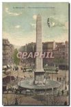CPA Marseille Place Castellane et Boulevard Baille 