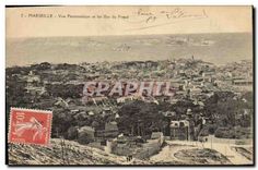CPA Marseille Vue Panoramique et les Iles du Frioul 