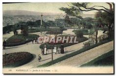 CPA Marseille Jardin de la Colonne 
