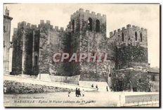 CPA Marseille Eglise St Victor abbaye du V siecle 