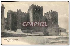 CPA Marseille Eglise Saint Victor 