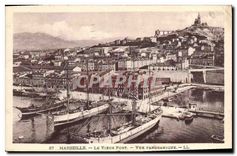 CPA Marseille Le Vieux Port Vue Panoramique 