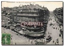 CPA Marseille La Rue de la Republique 