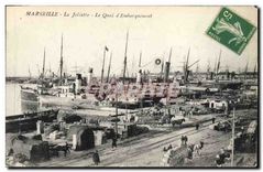 CPA Marseille La Joliette Le Quai d'Embarquement 
