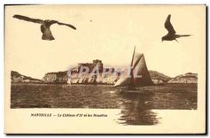 CPA Marseille Le Chateau d'If et les Mouettes 