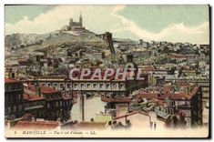 CPA Marseille Vue a vol d'oiseau 