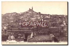 CPA Marseille Panorama a vol d'oiseau 