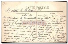 CPA Marseille Le Phare de la Desirade Effet de Vagues 