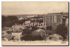 CPA Vichy Vue panoramique sur l'Allier Cote Nord 