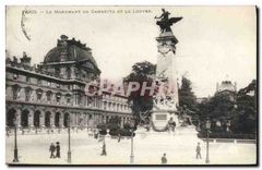 CPA Paris Le Monument de Gambetta et le Louvre 