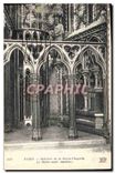 CPA Paris Interieur de la Sainte Chapelle Le Maitre autel escalier 