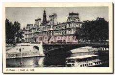 CPA Paris L'Hotel de Ville 