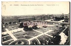 CPA Paris Panorama du Jardin des Tuilleries 