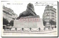CPA Paris Le Lion de Belfort 