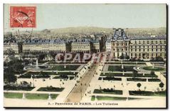 CPA Panorama de Paris Les Tuilleries 