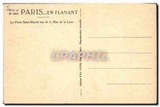 CPA Paris La Porte Saint Martin vue de la Rue de la Lune Brioches Soleil