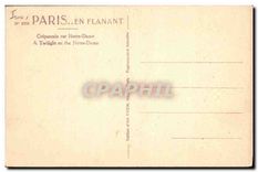 CPA Paris Crepuscule sur Notre Dame 