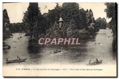 CPA Paris Le Lac du Bois de Boulogne 