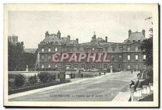 CPA Luxembourg Facade sur le Jardin Paris