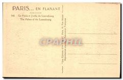 CPA Paris Le Palais et Jardin du Luxembourg