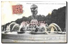 CPA Paris Fontaine Carpeaux dans le Parc du Luxembourg 