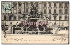 CPA Lyon Fontaine Bartholdi (Place des Terreaux)