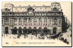 CPA Paris Gare Saint Lazare Cour du Havre