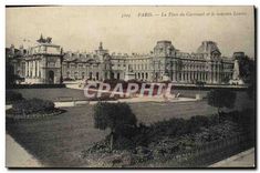 CPA Paris La Place de la Carrousel et le nouveau Louvre