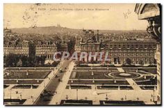 CPA Paris Jardin des Tuilleries Opera et Batte Montmartre