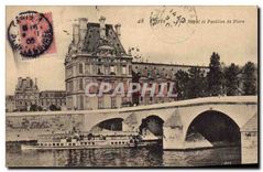 CPA Paris Pont Royal et Pavillon de Flore