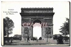 CPA Paris L'Arc de Triomphe de l'Etoile