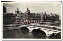CPA Paris en flanant Le Palais de Justice et le Pont au Change