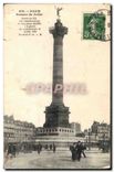 CPA Paris Colonne de Juillet elevee en 1831 sur l'emplacement de l'ancienne Bastille a la gloire des