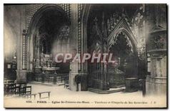 CPA Paris Eglise St Etienne du Mont Tombeau et Chapelle de Ste Genevieve