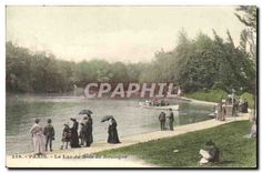 CPA Paris Le Lac du Bois de Boulogne