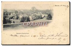 CPA Paris 12 novenmbre 99 Buttes Chaumont Carte 1899