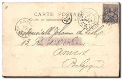 CPA Paris 12 novenmbre 99 Buttes Chaumont Carte 1899