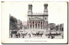 CPA Paris Eglise Saint Vincent de Paul
