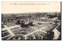 CPA Paris Panorama du Jardin des Tuileries