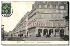 CPA Paris La Rue de Rivoli Statue de Jeanne d'Arc