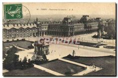 CPA Paris Panorama du Louvre