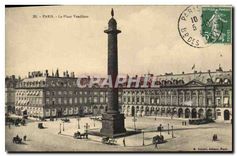 CPA Paris La Place Vendome