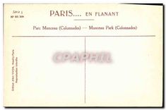 CPA Paris en flanant Parc Monceau (Colonnades)